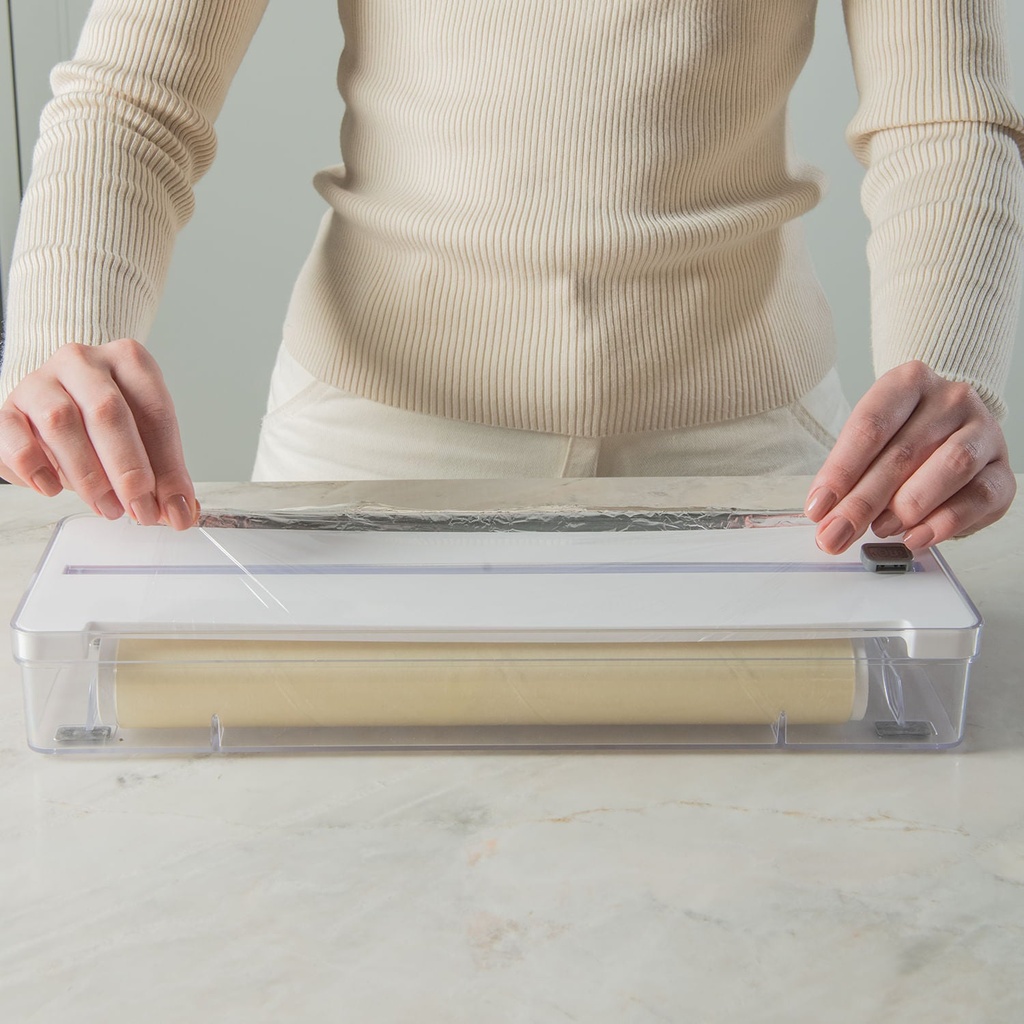 VR. OGC1100BCF ORGANIZADOR DE ROLOS DUPLO CLEAR BRANCO FECHADO -OU