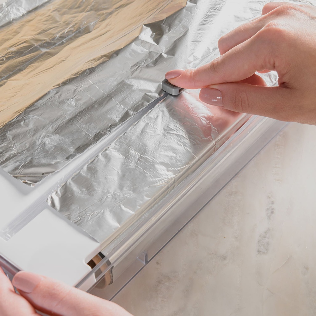 VR. OGC1100BCF ORGANIZADOR DE ROLOS DUPLO CLEAR BRANCO FECHADO -OU