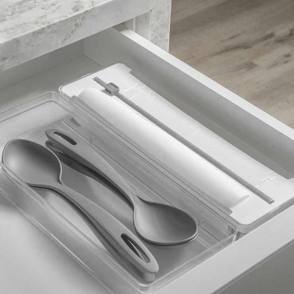 VR. OGC1100BCF ORGANIZADOR DE ROLOS DUPLO CLEAR BRANCO FECHADO -OU