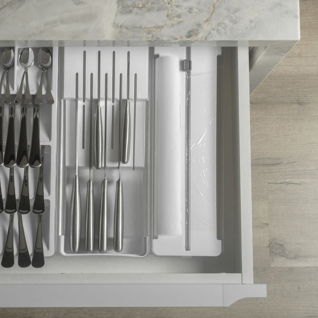 VR. OGC1100BCF ORGANIZADOR DE ROLOS DUPLO CLEAR BRANCO FECHADO -OU