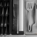 VR. OGC1100PTF ORGANIZADOR DE ROLOS DUPLO CLEAR PRETO FECHADO -OU