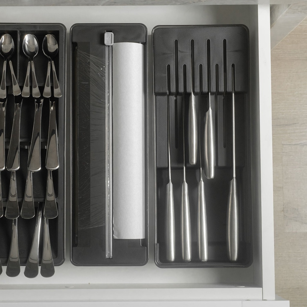 VR. OGC1100PTF ORGANIZADOR DE ROLOS DUPLO CLEAR PRETO FECHADO -OU