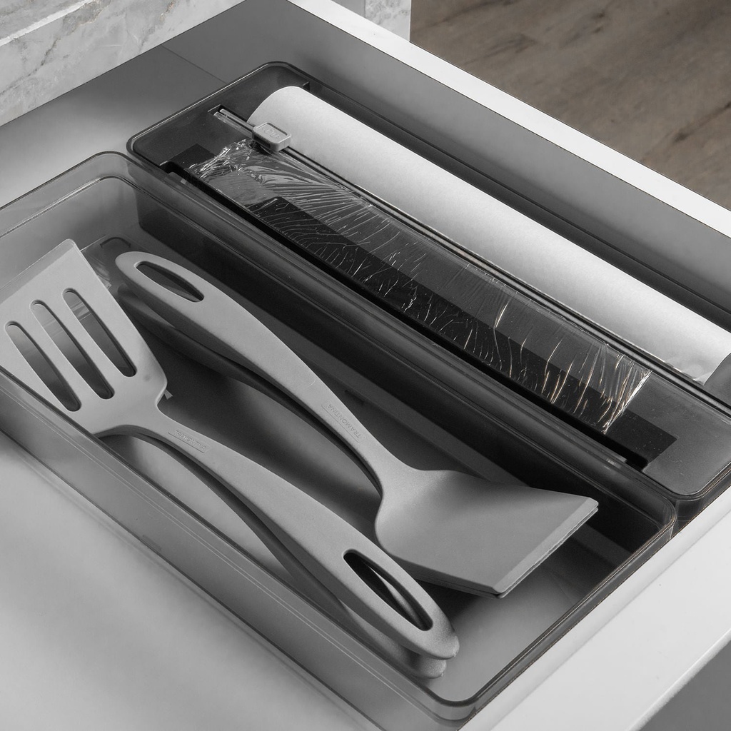 VR. OGC1100PTF ORGANIZADOR DE ROLOS DUPLO CLEAR PRETO FECHADO -OU