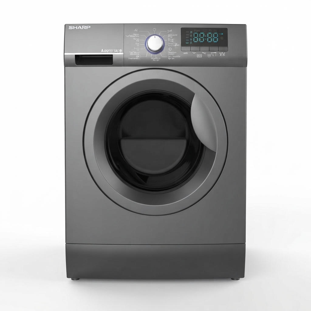 EL. ESFEI712DLZS MACHINE A LAVER 07KG 1200Tr/min - INVERTER - ECRAN LED - SILVER SHARP 