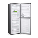 EL. REFRIGERATEUR COMBI 320L-PORTE REVERSIBLE-INOX SILVER-DEFROST-4 TIROIRS DE CONGELATION SHARP. SJBH320HS2