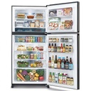 EL. SJGT710G-DS3/RD3 REFRIGERATEUR 02 PORTE A+ 710L - NO FROST - HYBRID COOLING SYSTEM - INVERTER - CONTROLE DE LA TEMPERATURE TACTILE - DARK SILVER GLASS DOOR SHARP