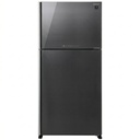 EL. SJGT710G-DS3/RD3 REFRIGERATEUR 02 PORTE A+ 710L - NO FROST - HYBRID COOLING SYSTEM - INVERTER - CONTROLE DE LA TEMPERATURE TACTILE - DARK SILVER GLASS DOOR SHARP