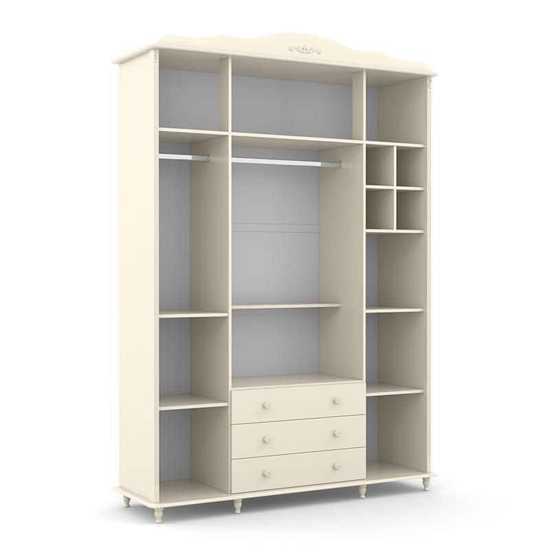 ROUPEIRO 4PTS PROVENCE LAQUEADO OFF WHITE MATIC. 70799