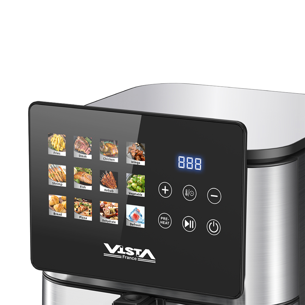 EL. AF925 FRITEUSE A AIR CHAUD - 9.2L - ECRAN TACTILE - 12 PROGRAMMES (02PCS) VISTA
