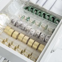 VR. OGC400NT CLEAR DRAWER ORGANIZER 30X7.5X5.6 NATURAL -OU