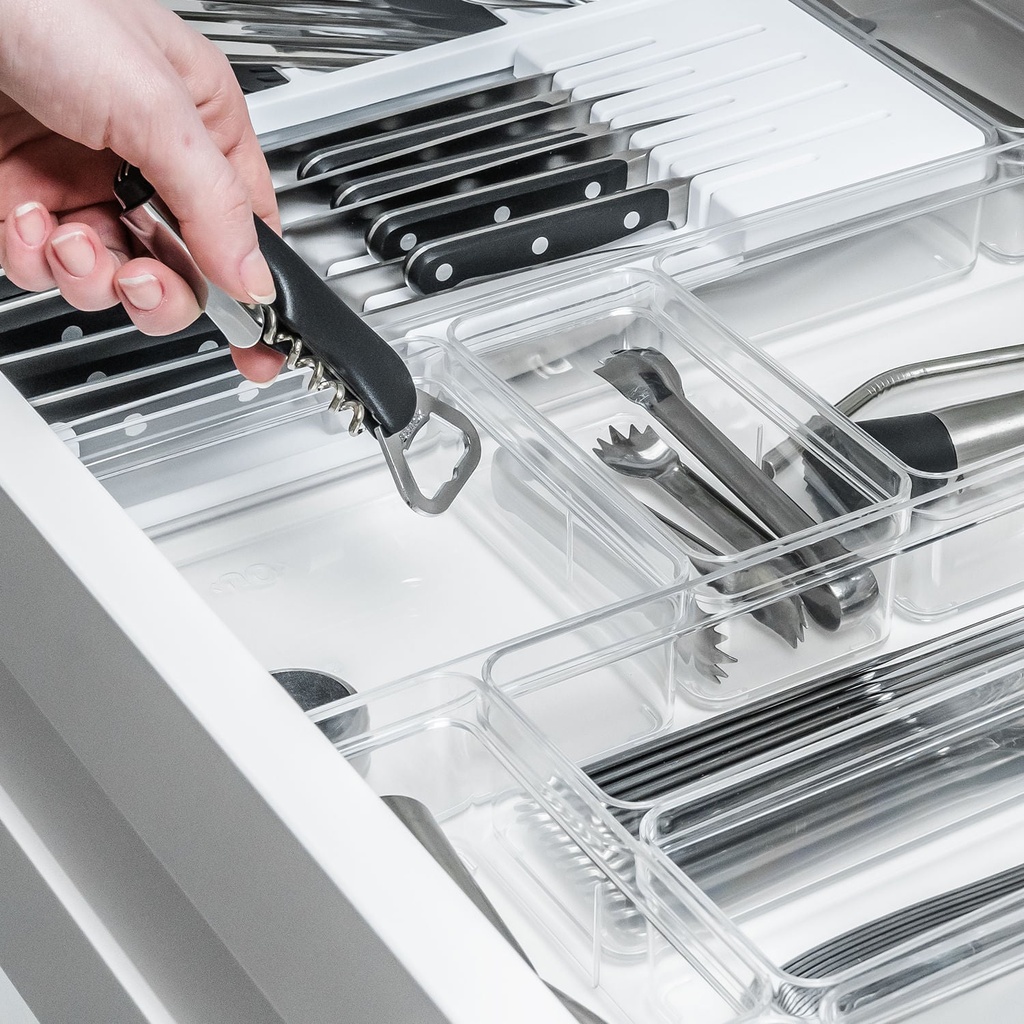 VR. OGC500NT CLEAR DRAWER ORGANIZER 15X15X5.6 NATURAL -OU