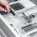 VR. OGC500NT CLEAR DRAWER ORGANIZER 15X15X5.6 NATURAL -OU