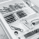 VR. OGC500NT CLEAR DRAWER ORGANIZER 15X15X5.6 NATURAL -OU