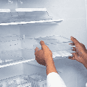 VR. PF150NT CLEAR DOUBLE COLD CUTS HOLDER NATURAL -OU