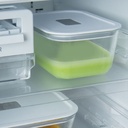 VR. PFL100BCF AIRTIGHT GLASS CONTAINER FRESH LOCK 370ML BLANC