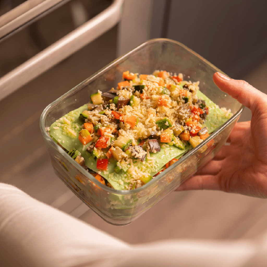 VR. PFL200BCF AIRTIGHT GLASS CONTAINER FRESH LOCK 725ML BLANC -OU