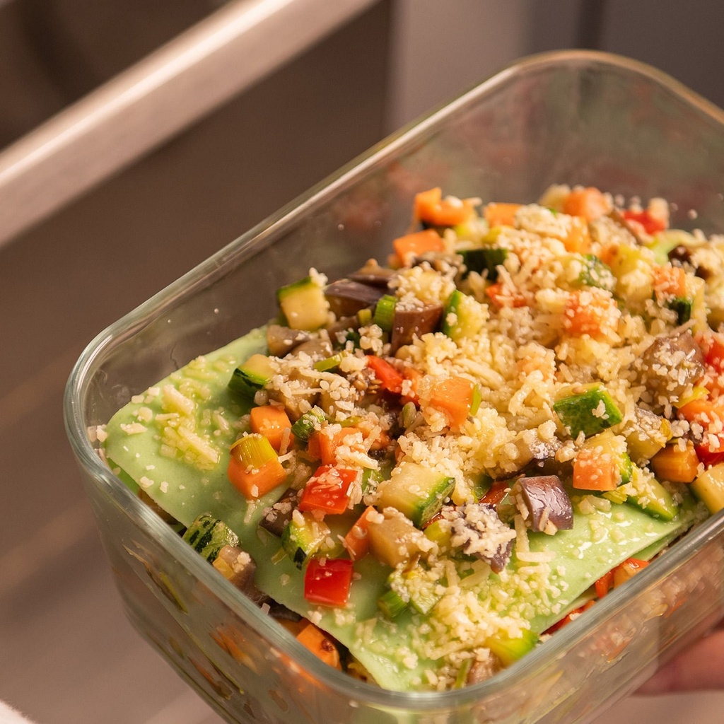 VR. PFL400BCF AIRTIGHT GLASS CONTAINER FRESH LOCK 2.4L BLANC -OU