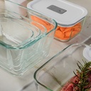 VR. PFL400BCF AIRTIGHT GLASS CONTAINER FRESH LOCK 2.4L BLANC -OU