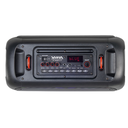 ENCEINTE PORTABLE 2X6,5"+1" - RECHARGEABLE - BLUETOOTH - USB - SD- FM - TWS - TELECOMMANDE - AUX - MICRO - 40W - 4500W PMPO - SANGLE DE TRANSPORT VISTA SP9926BT