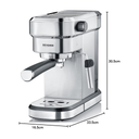 Expresso 15Bar 1.1L 1350W Inox Et Noir Severin