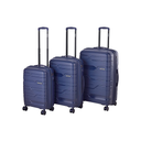 VL. TORONTO XL VALISE HARD CASE EXTENSIBLE - SERIE DE 03 PCS (20"-24"-28") Black/Grey/Navy Blue VTRAVEL