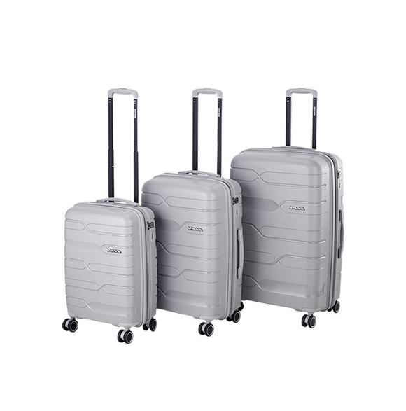 VL. TORONTO XL VALISE HARD CASE EXTENSIBLE - SERIE DE 03 PCS (20"-24"-28") Black/Grey/Navy Blue VTRAVEL