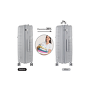 VL. TORONTO XL VALISE HARD CASE EXTENSIBLE - SERIE DE 03 PCS (20"-24"-28") Black/Grey/Navy Blue VTRAVEL