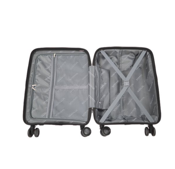 VL. TORONTO XL VALISE HARD CASE EXTENSIBLE - SERIE DE 03 PCS (20"-24"-28") Black/Grey/Navy Blue VTRAVEL