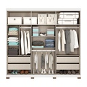 MB. 115831860 WARDROBE REF 1158 WHITE CARRARO