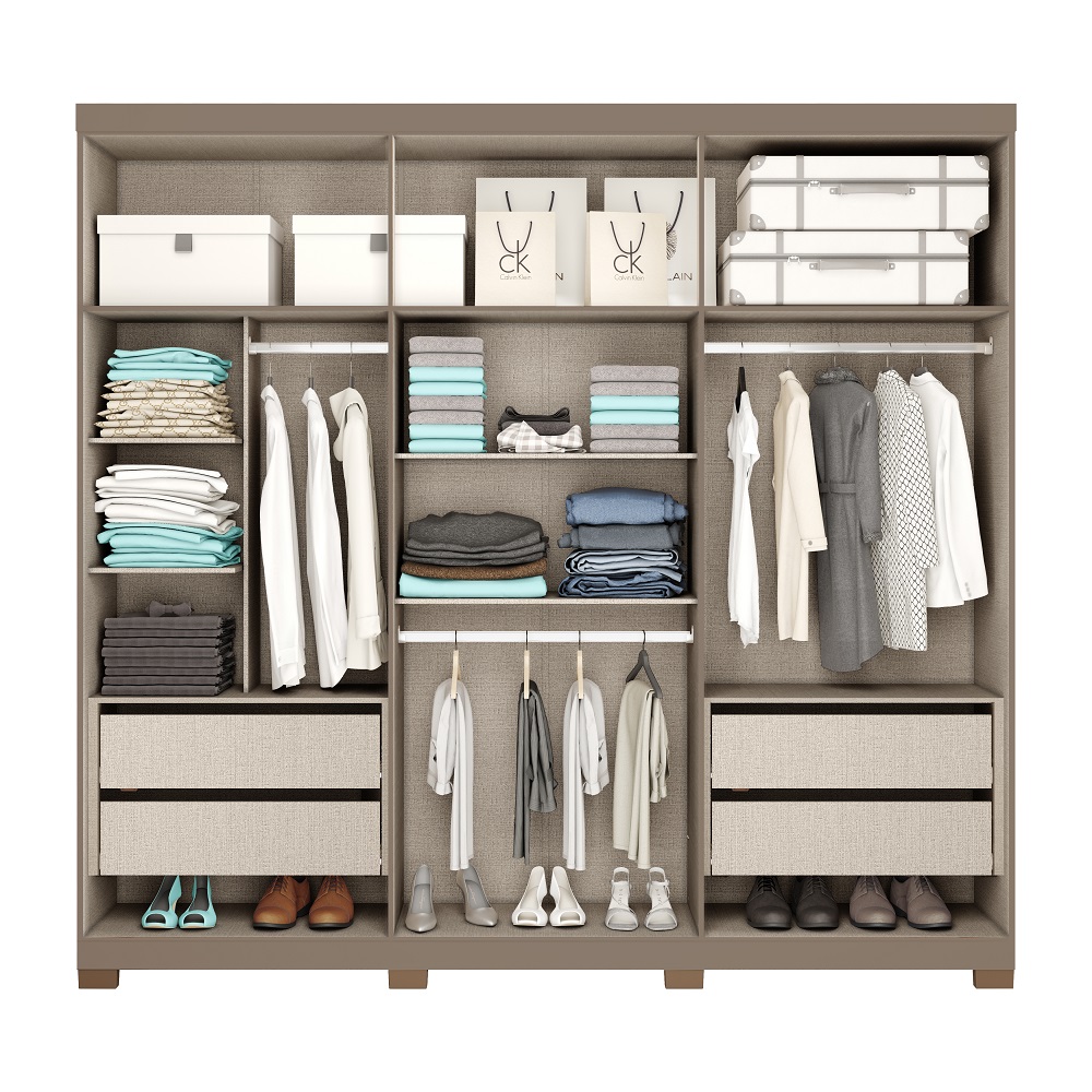 MB. 115832810 WARDROBE REF 1158 HAZELNUT CARRARO 