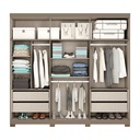 MB. 115832810 WARDROBE REF 1158 HAZELNUT CARRARO 