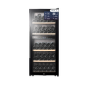 VPRDV210CBK CAVE A VIN 96 BOUTEILLES (204L) - DUAL ZONE - ETAGERES EN BOIS -NOIR BRAND VPRO FRANCE