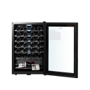 VPRDV130CBK CAVE A VIN 48 BOUTEILLES (128L) - ETAGERES EN CHROME -NOIR BRAND VPRO FRANCE