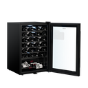 VPRDV130CBK CAVE A VIN 48 BOUTEILLES (128L) - ETAGERES EN CHROME -NOIR BRAND VPRO FRANCE