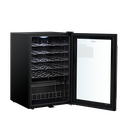 VPRDV130CBK CAVE A VIN 48 BOUTEILLES (128L) - ETAGERES EN CHROME -NOIR BRAND VPRO FRANCE