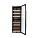 VPRDV420CBK CAVE A VIN 167 BOUTEILLES (418L) - DUAL ZONE - ETAGERES EN BOIS -NOIR BRAND VPRO FRANCE