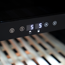 VPRDV420CBK CAVE A VIN 167 BOUTEILLES (418L) - DUAL ZONE - ETAGERES EN BOIS -NOIR BRAND VPRO FRANCE