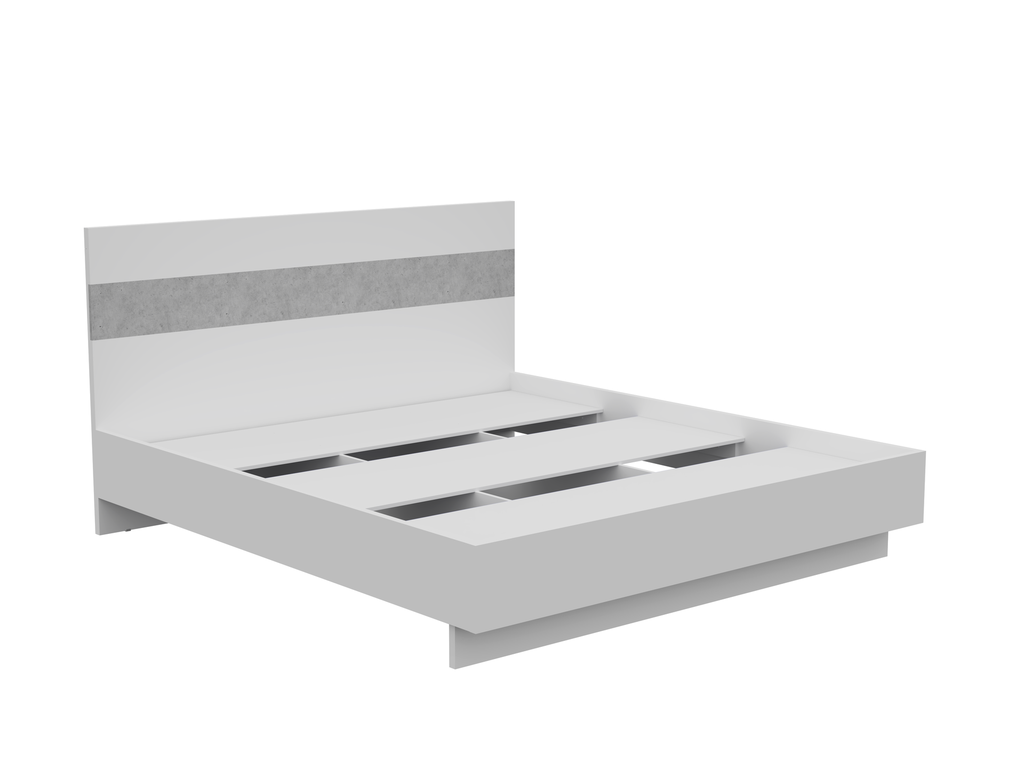 MB. VEN2999 HENRY - ENSEMBLE CHAMBRE À COUCHER KING SIZE POUR MATELAS 180X200 (NON INCLUS) + COMMODE À 6 TIROIRS AVEC MIROIR + TABLES DE CHEVET PRIMAVERA 