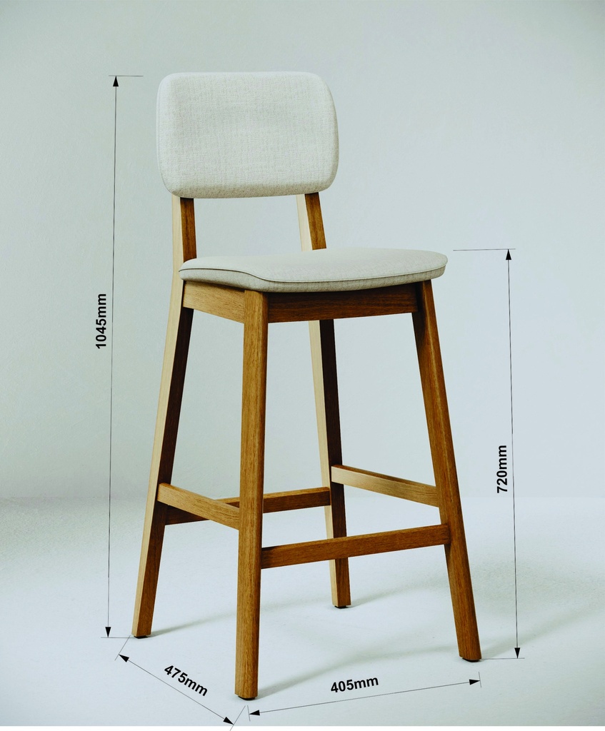 MB. 00480 BANQUETA CLASSIC LINHO/NATURE IMCAL 