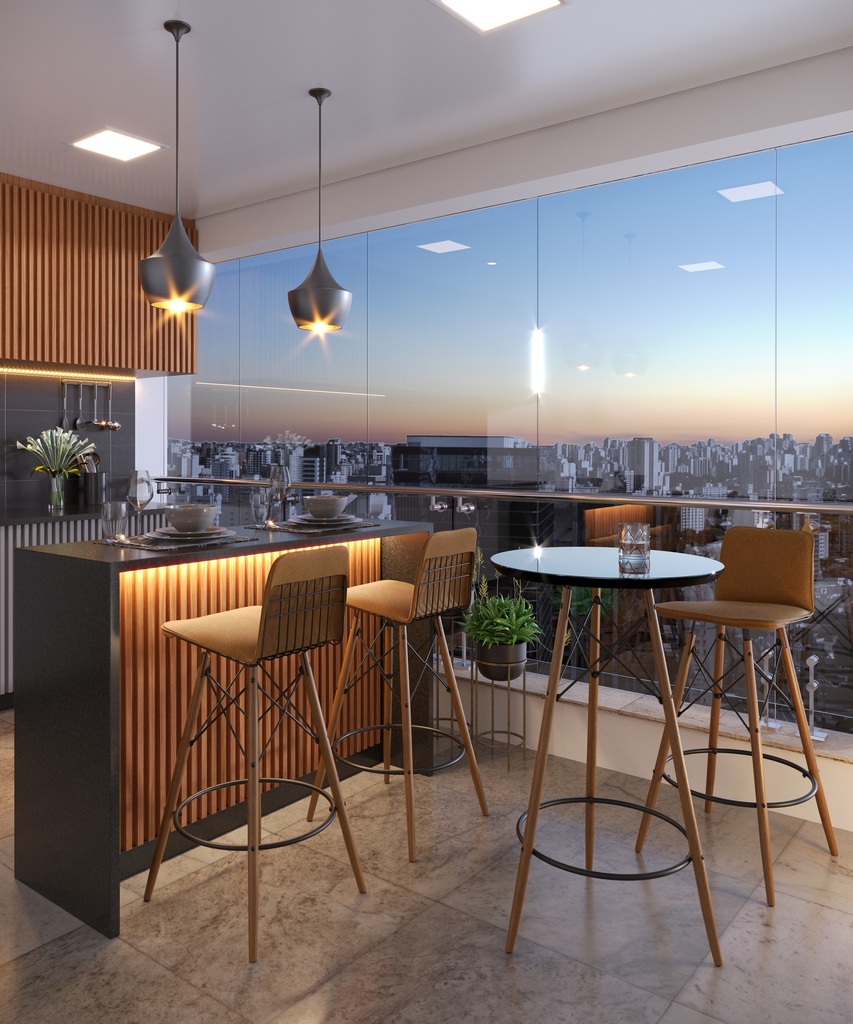 MB. 00098 MESA BISTRO GOURMET PRETO IMCAL