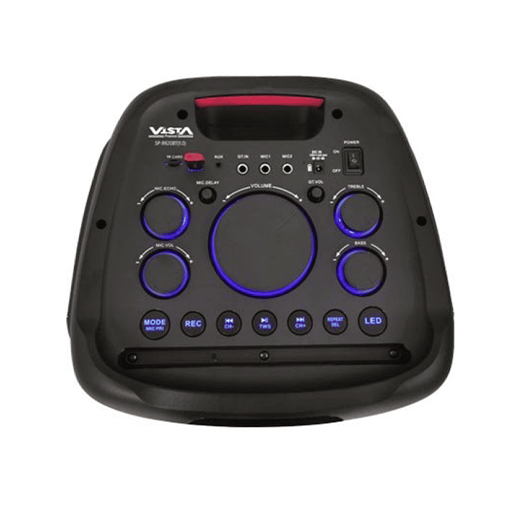 EL. BAFFLE AMP PORTATIF 2x10"+2.5"- RECHARGEABLE-BLUETOOTH-USB-SD-FM-TWS VISTA. SP9920BT