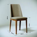 MB. 00649 CADEIRA CITY BOUCLE AREIA/NATURE IMCAL