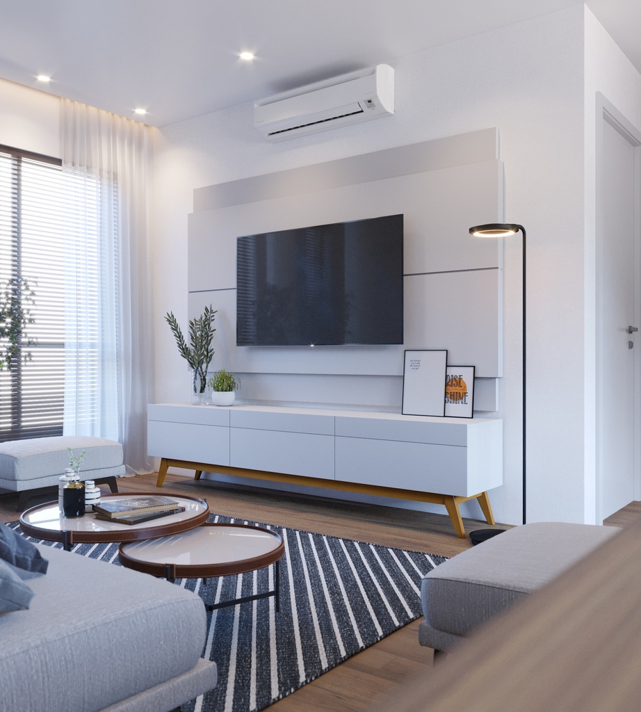 MB. 01069 RACK CLASSIC 3G 2.2 BRANCO ACETINADO -IMCAL