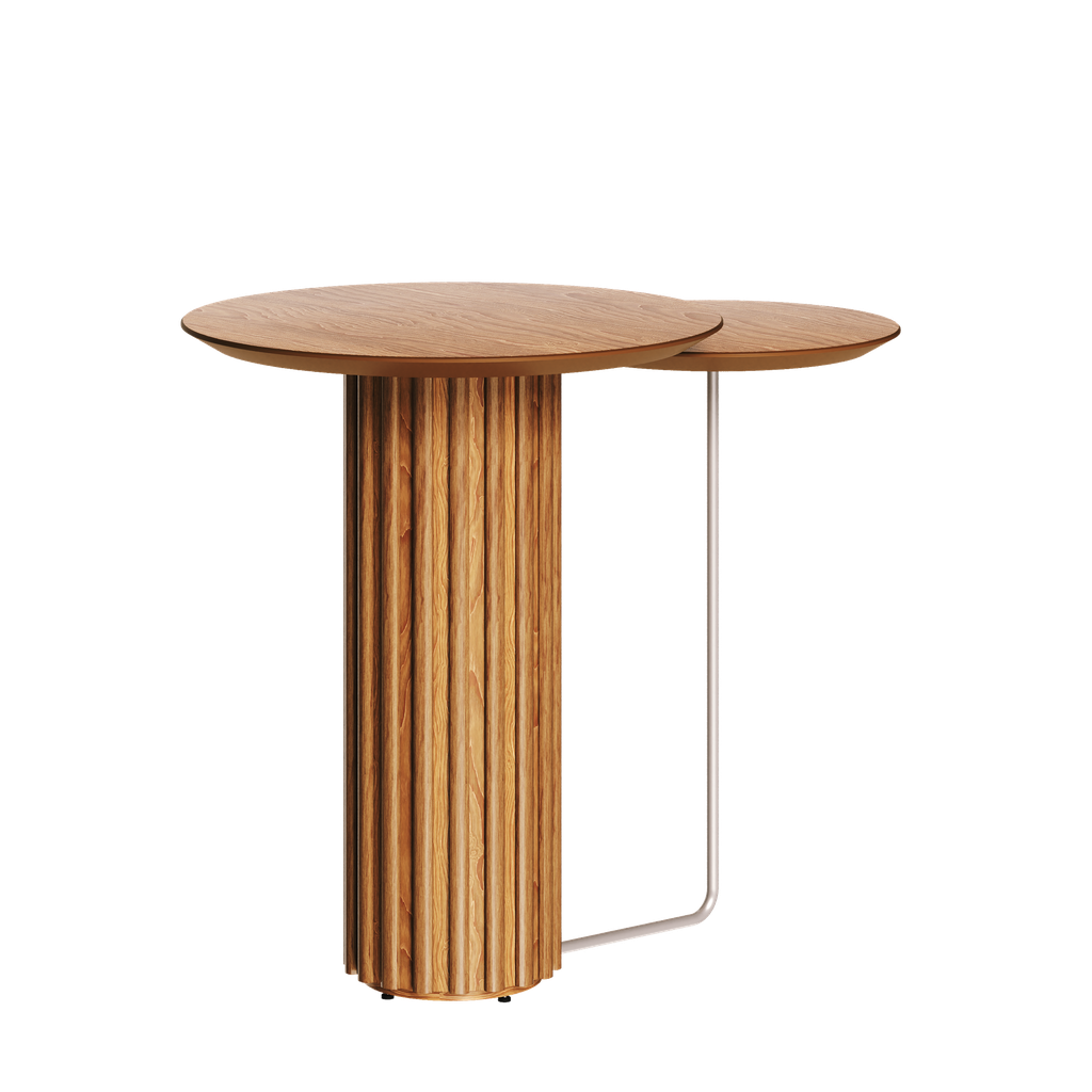 MB. 30004 MESA LATERAL DUPLA LIVING CINAMOMO -IMCAL