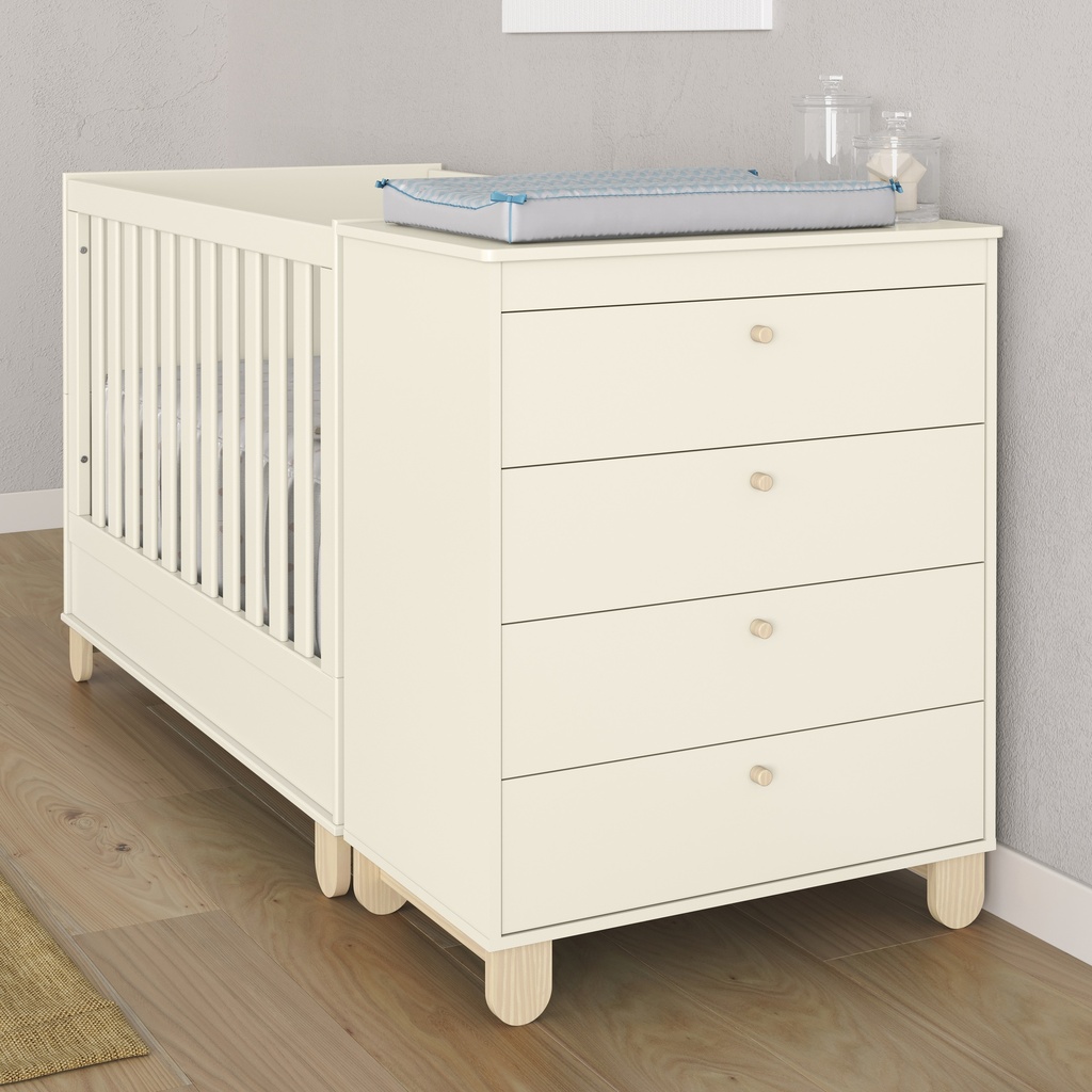 MB. 61712 BERCO ZUPY LAQUEADO OFF WHITE / NATURAL MATIC 