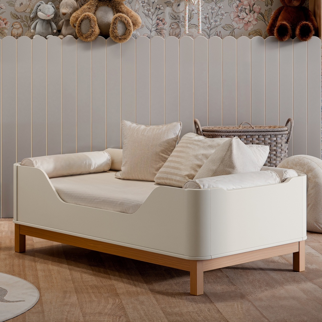 MB. 61793 BERCO FLOW LAQUEADO OFF WHITE / ECO WOOD MATIC 