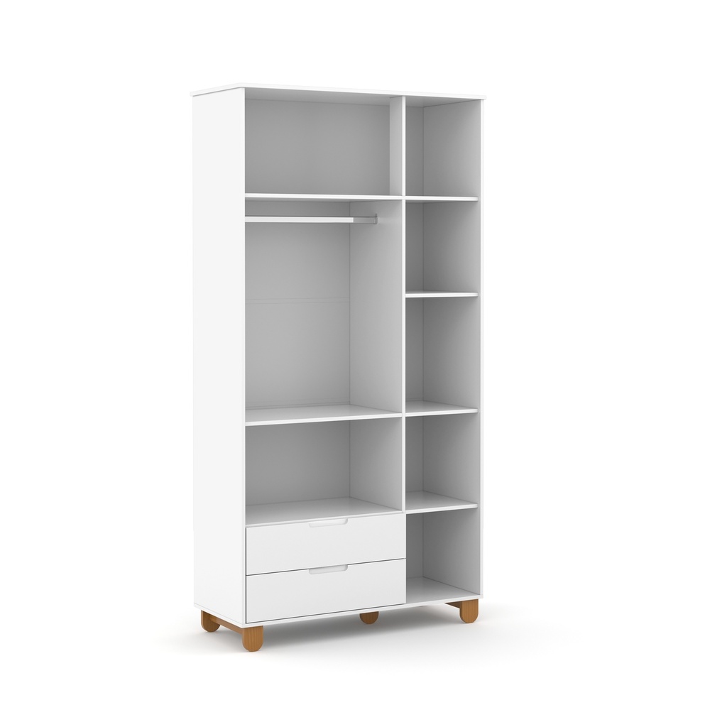 MB. 71272 ROUPEIRO 3 PTS ZUPY CLEAN SM LAQUEADO BCO SOFT/ECO WOOD MATIC 