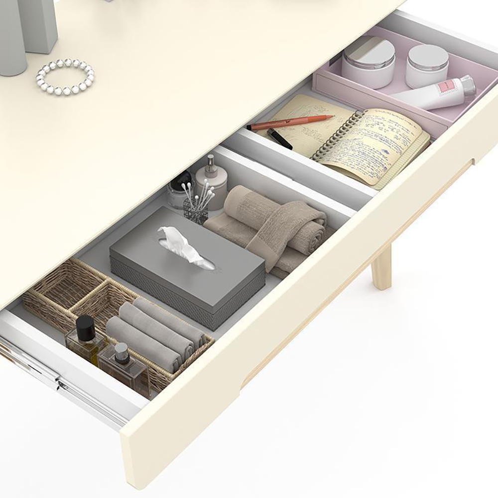 PENTEADEIRA TIFANNY LAQUEADO BCO SOFT/NATURAL 51556 MATIC