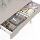 PENTEADEIRA TIFANNY LAQUEADO CINZA/NATURAL 51557 MATIC