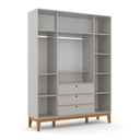 ROUP 4PTS UNIQUE LAQUEADO CINZA/ECO WOOD MATIC. 71077